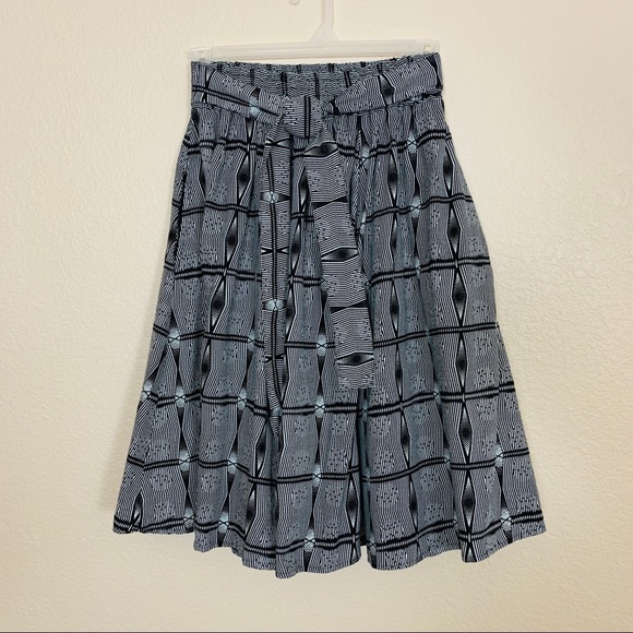 Kara Chic by NF Dresses & Skirts - Kara Chic by NF | B&W Pleated A-Line Skirt